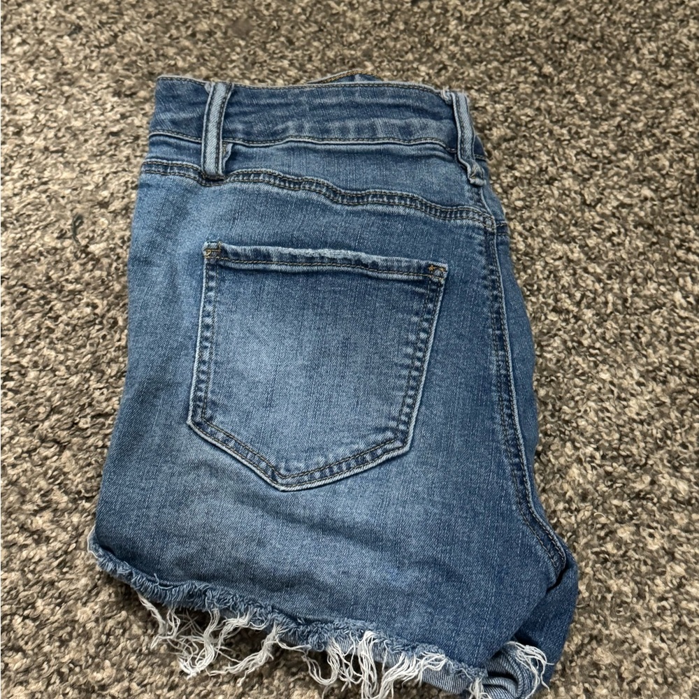 Blue Denim Shorts